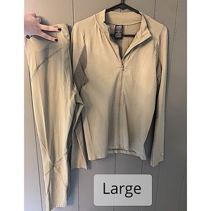 PINK leggings and jacket set